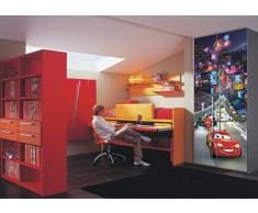 AG Design FTDv 0280 Cars Disney McQueen, Papier Fototapete Kinderzimmer - 90x202 cm - 1 Teil, Papier, multicolor, 0,1 x 90 x 202 cm