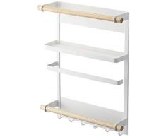 YAMAZAKI Tosca Küchenregal, Stahl, Weiß