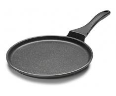 LACOR Crepes Pfanne Eco-Piedra, Aluminium, Schwarz, 24 cm