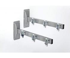 SECATOT Wäscheständer, Silber, Einheitsgröße