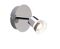 Brilliant Lupita Wandspot, LED integriert, 1x 3 W, 150lm, 3000K, Metall Kunststoff, chrom G30910/15