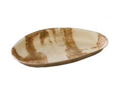 First 210bbaeg26 Areca Tablett Ei Palme Hellbeige 25,5 x 17,5 x 7 cm 10 teilig