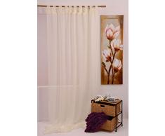 Mendola Home Textiles Schlaufenschal, Beige, 140 x 245 cm