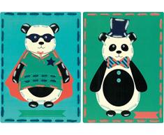 Vervaco Stickkarte für Kinder aus Karton