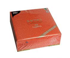 Papstar, 50 Servietten ROYAL Collection 1/4-Falz 40 cm x 40 cm nektarine Casali, #84878