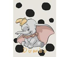 Disney Wandbild von Komar | Dumbo Dots | Kinderzimmer, Babyzimmer, Dekoration, Kunstdruck | Größe 30x40cm (Breite x Höhe) | ohne Rahmen | WB026-30x40
