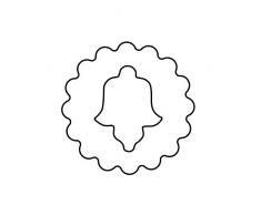 Kaiser Ausstechform mit Glocke 611051