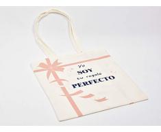 MI CASA Tasche YO Soy TU 36 x 40 cm, naturfarben, 36 x 47 cm