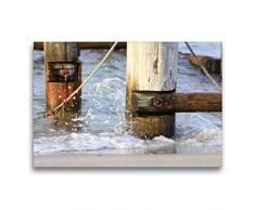 Premium Textil-Leinwand 75 x 50 cm Quer-Format Pur maritim | Wandbild, HD-Bild auf Keilrahmen, Fertigbild auf hochwertigem Vlies, Leinwanddruck von Susanne Fuchs