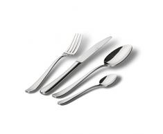 Paul Wirths BLUES 1500 Besteck-Set für 6 Personen, rostfrei, satiniert & spülmaschinenfest, Essbesteck mit Aufbewahrungs-Box, 18/10 Edelstahl, Silber, 24-teilig, Einheiten