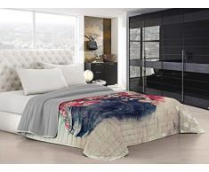 Sogni dAutore Träume Urheberrecht qsd172p sommerlich, Baumwolle, Mehrfarbig, Doppelbett, 55 x 45 x 18 cm