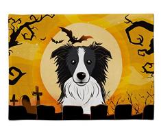 Carolines Treasures BB1799PLMT Halloween Border Collie Tischset, mehrfarbig