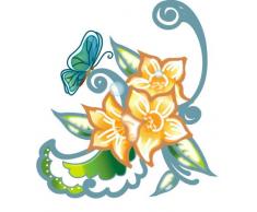 INDIGOS Wandtattoo, Bunt