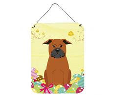 Carolines Treasures Metalldruck, Ostereier, chinesischer Chongqing-Hund, 40,6 x 30,5 cm, Mehrfarbig