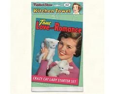 Fiddlers Eldow Crazy Cat Lady Küchentuch von Fiddlers Elbow