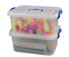 Eagrye Schmortopf klar Verriegelung Boxen, 2er Pack