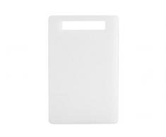 Home Schneidebrett, Kunststoff, weiß, 25 x 15 x 0.8 cm