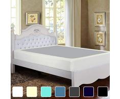 Twin Six Premium Boxspringbezug Update Bettrock, Wickelbezug, Matratzenbezug Full/Full XL elfenbeinfarben