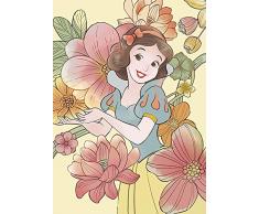 Disney Wandbild von Komar | Snow White Flowers | Kinderzimmer, Babyzimmer, Dekoration, Kunstdruck | Größe 50x70cm (Breite x Höhe) | ohne Rahmen | WB056-50x70