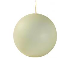 Cereria di Giorgio risthò Kerzen Kugel, Wachs, Elfenbein, 10 x 10 x 10 cm, 4 Stück