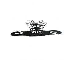 Village Weinregal aus Schmiedeeisen, Tannenzapfen