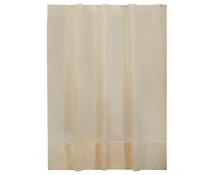 InterDesign EVA Liner Futter für Duschvorhang, 183,0 cm x 183,0 cm großer Vorhang aus schimmelresistentem EVA mit zwölf Ösen, sandfarben