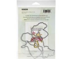 Penny Black 51522 Schablone für Garten, 12,7 x 13,3 cm