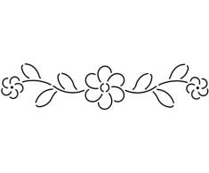 Quilting Creations Blumen Bordüre Quilt Schablone, 27,9 x 7,6 cm