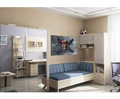 AG Design FTDm 0285 Disney Pirates of the Caribbean, Papier Fototapete Kinderzimmer- 160x115 cm - 1 Teil, Papier, multicolor, 0,1 x 160 x 115 cm
