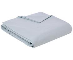 Lexington Mini Stripe Popeline Bettdeckenbezug, weiß/grün, Einzelbett