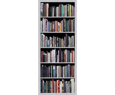 Plage Non Woven Wallpaper Vliestapete Moderne Bibliothek, mehrfarben, 98 x 0,2 x 240 cm
