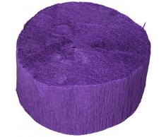 Cindus Crepe Luftschlangen, 4,4 ° cm von 81-feet violett