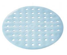 RIDDER Action Duscheinlage, 100% synthetischer Kautschuk (TPE = Thermoplastisches Elastomere), blau, ca. Ø 53 cm