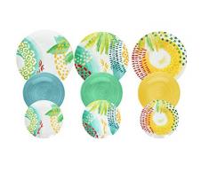 Tognana ME070185596 Tafelservice 18-teilig Sunny, Porzellan