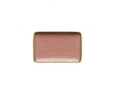 Nador Concerto Rosa Antico Tablett, rechteckig, Ø 20 cm, B 13 cm