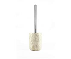 Deblanch Toilettenbürste, Marmor, Beige, 11.5 x 11.5 x 39 cm