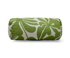 Majestic Home Goods Nackenrolle, rund, Schokoladenbraun Modern graugrün