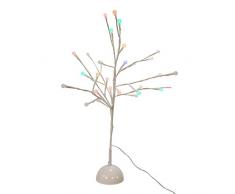 Kurt Adler Multi Twinkle LED Gumball Baum, Empfangsbereich, weiß