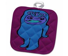 3dRose Topflappen, weiß, 20,3 x 20,3 cm