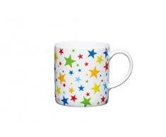 Kitchen Craft Tasse Kaffee Stars, Keramik, Mehrfarbig, 5Â cm, 6Â StÃ¼ck