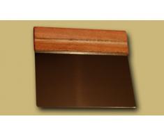 ELETTRO CENTER Art.194 Spachtel reinigen Schneidebrett mit Griff, Edelstahl, Silber, 4 Einheiten