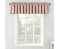 Sun Zero Rod Pocket Verdunkeln Querbehang, Blush Pink, 137,2 x 45,7 cm