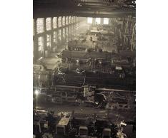 Chicago Railroad 1942 Nchicago und Northwest Railway CompanyS Lokomotive Shops in Chicago Illinois Foto von Jack Delano Dezember 1942 Poster, Kunstdruck von 18 x 24