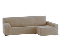 Eysa Dorian elastisch Sofa überwurf Chaise Longue rechts, frontalsicht, Chenille, 11-beige, 37 x 17 x 29 cm