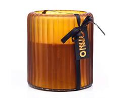 Onno Eternity Duftkerze, Glas, orange, 26,5cm