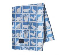 Hinchcliffe und Barber Repetto Stoff Geschirrtuch, Blau