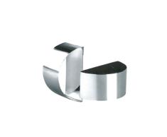 IBILI Dessertring Halbmond 8x4,5 cm, Edelstahl, Silber, 8 x 4.5 x 8 cm