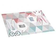 STOR PLANET Kinder-Teppich, Vinyl, Bedruckt, 45 x 75 cm