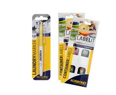 KORBOND Lunchbox Kennzeichnung Set, Mehrfarbig, One Size