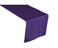 LA, Leinen, Polyester, Popelin, Tischläufer, Polyester, violett, 35.56 x 274.3 x 0.04 cm